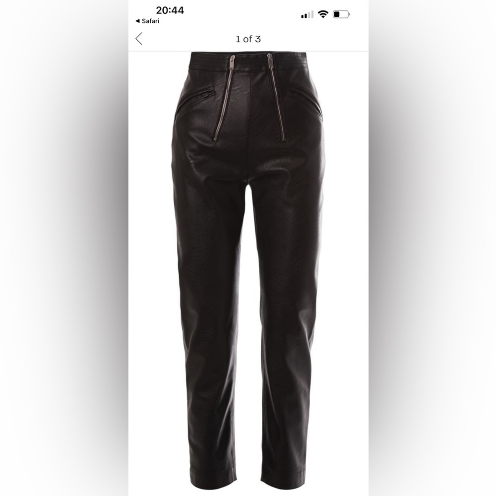 Stella Mcrtney vegetarianian leather pants size 38
